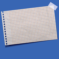 blank torn notepaper page