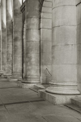Classic column of old architecture