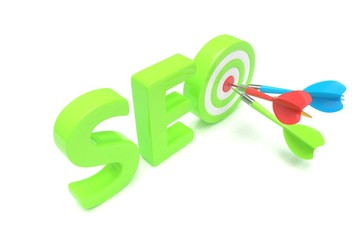 SEO concept. 3D illustration.