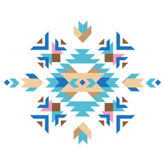 colorful tribal design element