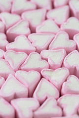 heart-shaped marshmallows