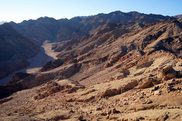 Wadi in mountain