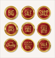 Sale retro vintage badges and labels