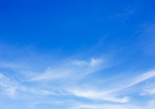 Fototapeta clouds in the blue sky background