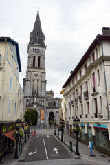 Fototapeta premium Street and church