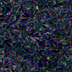 Abstract  black crystal texture