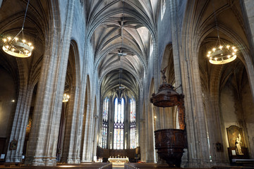 Fototapeta premium Inside Cathedrale Notre-Dame-de-l'Annonciation