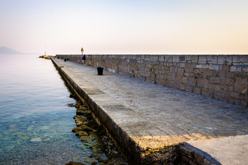 Losinj, Lussino, Croazia, molo