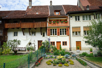 Garden and house
