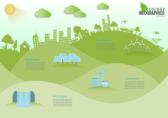 Abstract ecology connection concept background .Vector