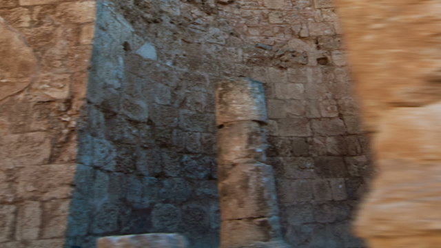 Tracking time-lapse of the Herodian ruins. Cropped.