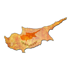 cyprus territory with flag