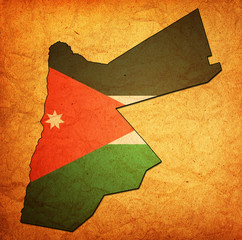 jordan territory with flag