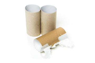 Empty paper roll