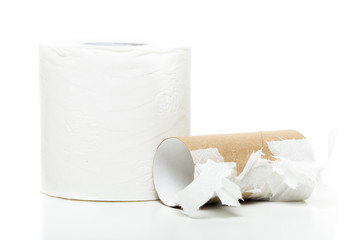 Empty paper roll
