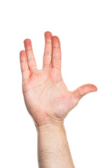 Spoke hand sign