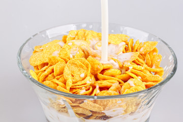 Cornflakes with milk