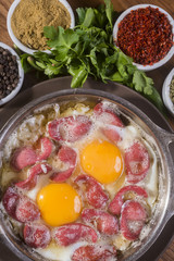Sahanda Salamlı Yumurta