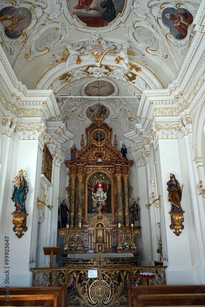 Canvas Prints Altar in chapel