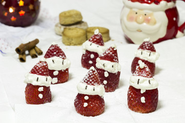 Dessert Santa Claus Strawberries 