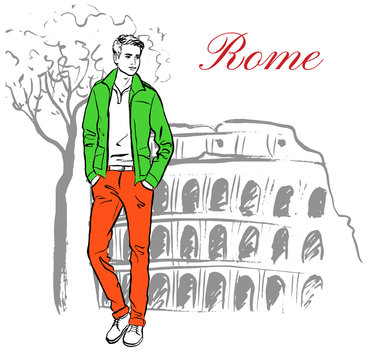 Man in Rome