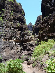 masca gorge at tenerife island