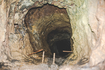 abandoned mine - ventilation shaft