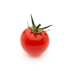 Tomato on the white background.