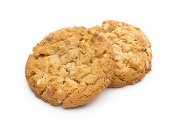 Cookies on the isolated background.