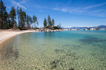 beach of Lake Tahoe