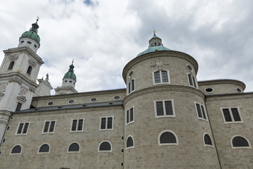 Fototapeta na wymiar Famous Salzburg Cathedral, Austria