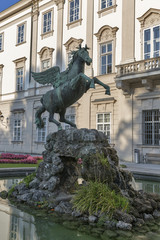 Obraz premium Pegasus sculpture in the Mirabell Gardens, Salzburg.