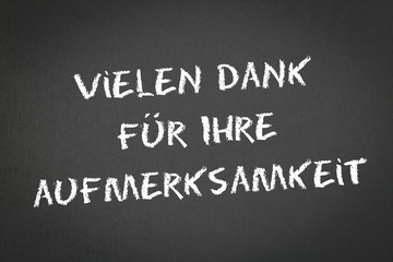 vielen Dank für Ihre Aufmerksamkeit