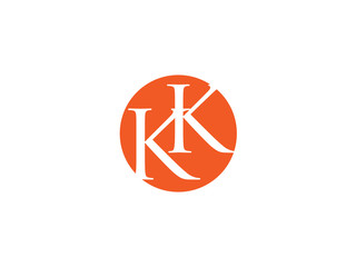 Double KK letter logo