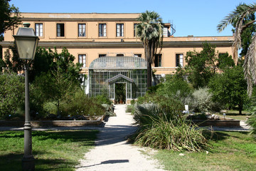 Botanischer Garten in Rom / Italien