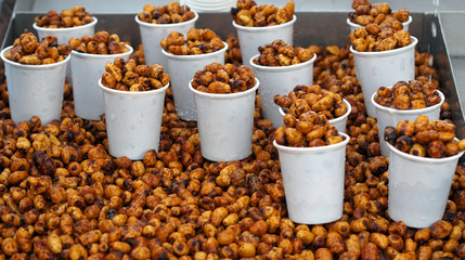 Chufa nuts Irrigated With Water Stock 