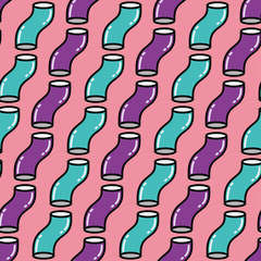 Curved cylinder background. Seamless pattern. Vector.曲がった円柱パターン