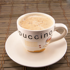cup of cappuccino