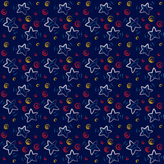 Pattern of background with stars