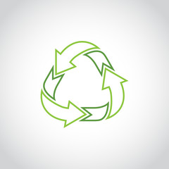 recycling vector icon
