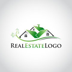 vector real estate leaf green