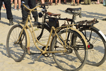 Fototapeta na wymiar old bikes