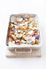 Pfanne mit Ratatouille