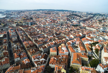Aerial View of Lisbon, Portugal