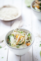 Pakchoi Gemüse mit Reis