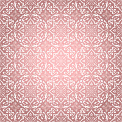Vintage seamless white texture on a pink.