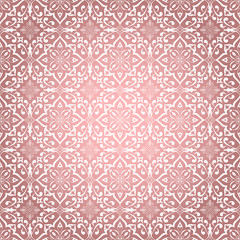 Vintage seamless white texture on a pink.