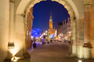 Fototapeta premium Architecture of the old town in Gdansk, Poland