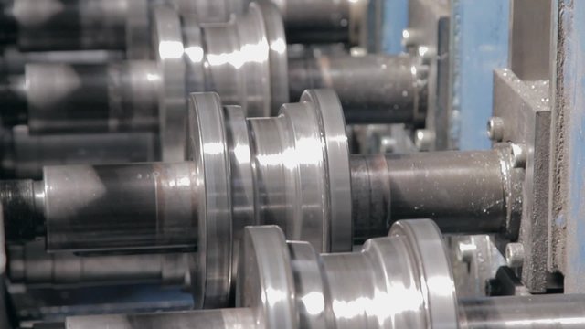 rotating metal drums