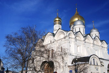 Archangels church in Moscow Kremlin. UNESCO World Heritage Site.